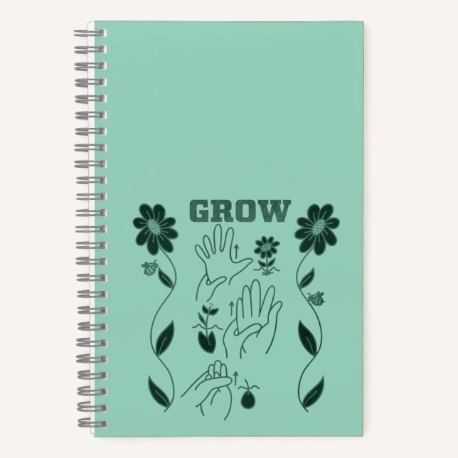 Grow - ASL Design Journal Notizbuch (Vorderseite)