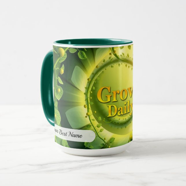 Grow Daily Spiral Tasse (Vorderseite Links)