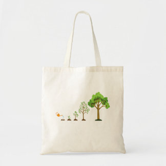 Grow Garden Tote Bag - Beispiel für Baumwachstum Tragetasche