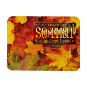 "Grow in Dreams" Flexibles Inspirationsangebot Magnet