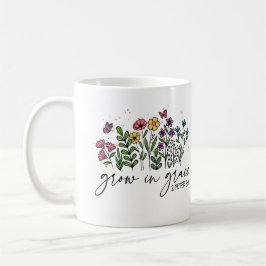 Grow in Grace - 2. Peter 3:18 Christlich Kaffeetasse