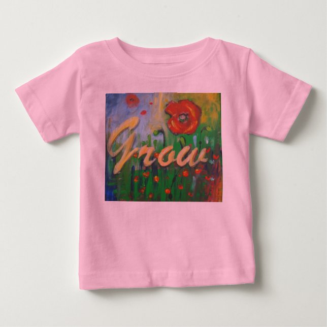 Grow Säugling Langärmeliges T-Shirt (Vorderseite)
