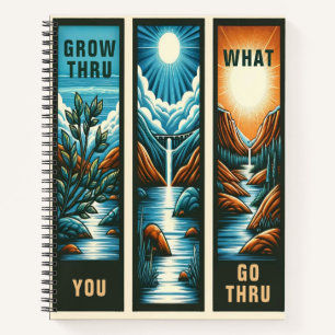 Grow Thru, was du wirklich machst Notizbuch