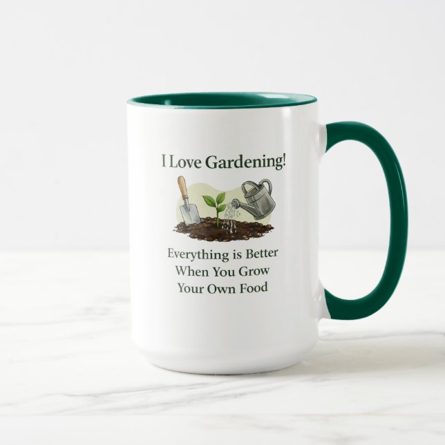  Grow Your Own Food  Tasse (Rechts)