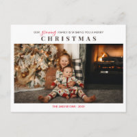 Growing Family Children Foto frohe Weihnachten