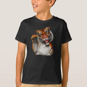 Growling Bengalisch Tiger T-Shirt