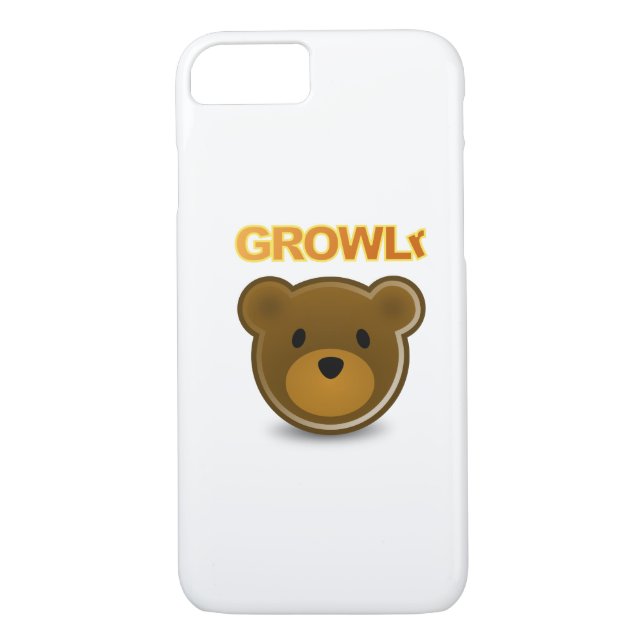 GROWLr iPhone 7 Fall Case-Mate iPhone Hülle (Rückseite)