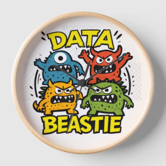 Growly Data-Biestie-Uhr Uhr