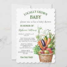 Grown Baby Bauern Market Babydusche