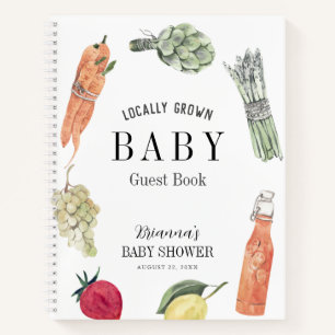 Grown Baby Bauern Market Gästebuch Notizbuch