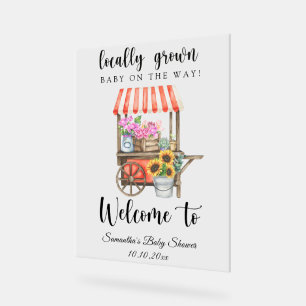 Grown Baby - Begrüßungsbaby-Dusche Acrylschild