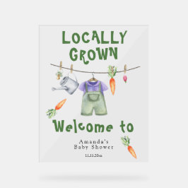 Grown Baby - Begrüßungsbaby-Dusche Acrylschild