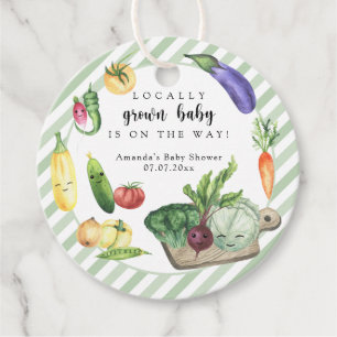 Grown Baby Dusche Gemüse Babydusche Geschenkanhänger