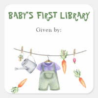 Grown Baby Shower Buchzeichen - Babybibliothek