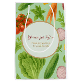 Grown for You Garden Gift Bag — Fresh Vegetable  Mittlere Geschenktüte