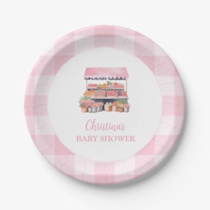 Grown Girl Baby Shower Pappteller