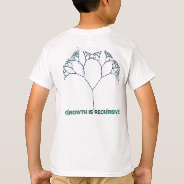 GROWTH_IS_RECURSIVE T-Shirt (Rückseite)