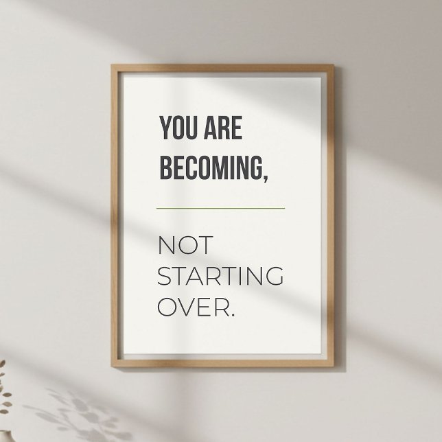 Growth Mindset Wall Art. Inspirational Quote Poster (Von Creator hochgeladen)