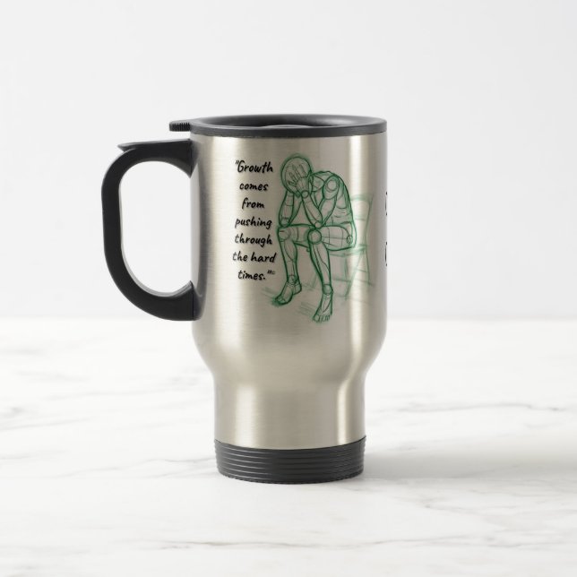 "Growth" Travel Mug Reisebecher (Links)