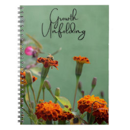 Growth Unfolding Classic Notebook | Boho Minimal Notizblock