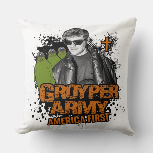 Groyper Armee - Kissen (Vorderseite)