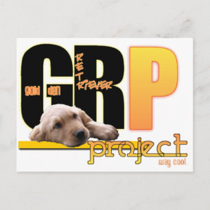 GRP - GOLDEN RETRIEVER PROJEKT - WEGEN COOL! POSTKARTE