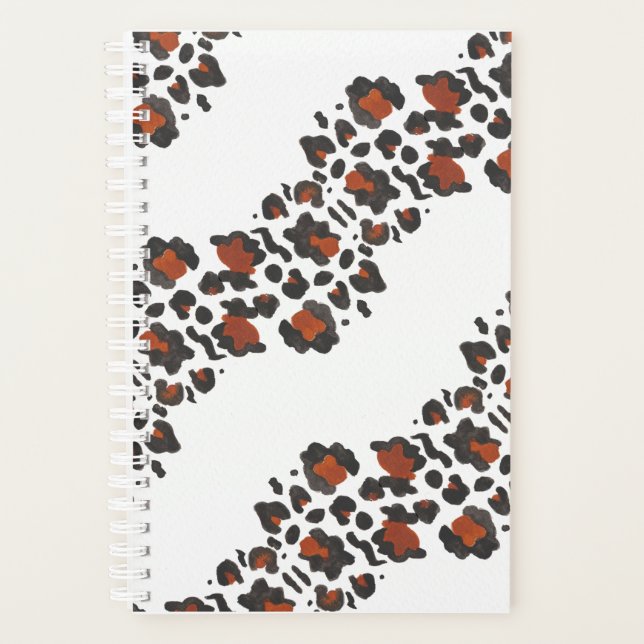 Grr Wild Animal Print Oversified Zickzack Planner Planer (Vorderseite)