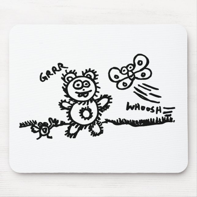 Grrr. Whoosh. Mousepad (Vorne)