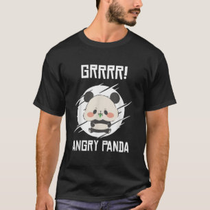 Grrr Wütende Pandas Wilder Panda Bambus T-Shirt