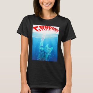 Grrrr Katze Süßes Kätzchen Katzenparodie T-Shirt