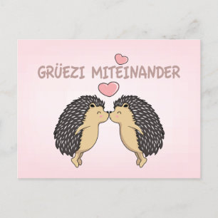 Grü ezi Miteinander, Schweiz Postkarte