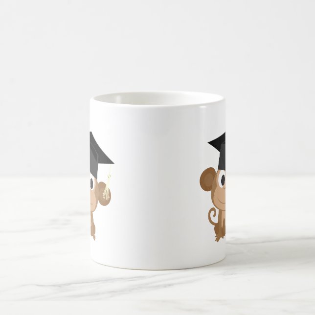 Gruaduation Affe Tasse (Mittel)
