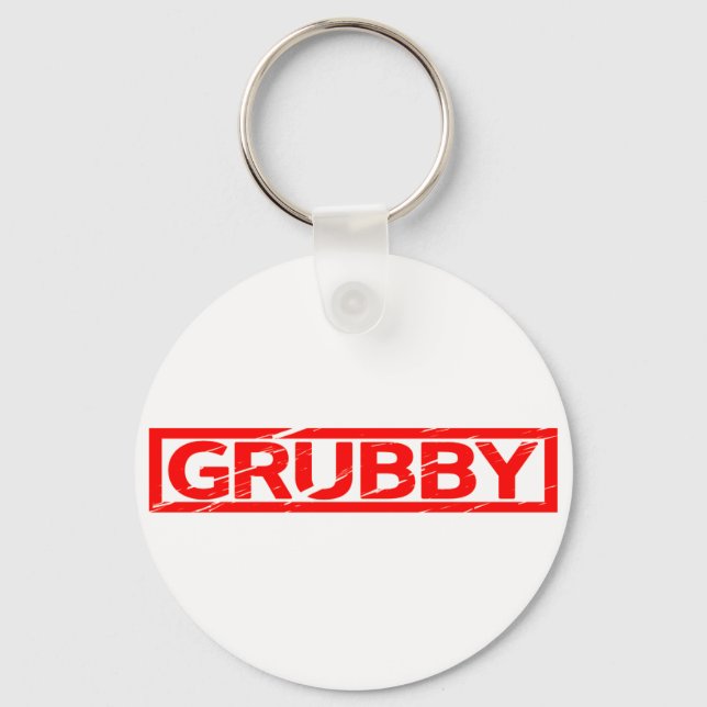 Grubby-Briefmarke Schlüsselanhänger (Vorderseite)