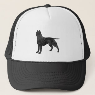 Gruben-Stier-Hundegrunge-Silhouette Truckerkappe