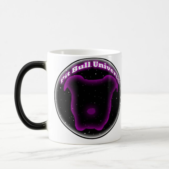 Gruben-Stier-Universum-verwandelnde Tasse (Links)