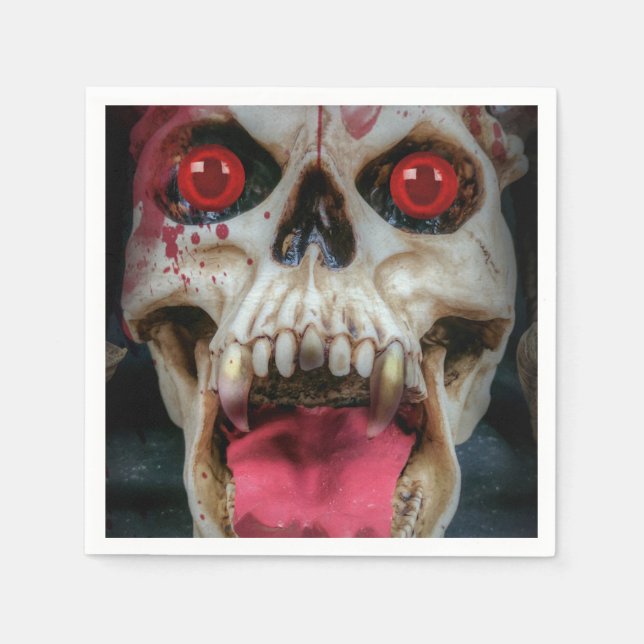 Gruesome Skull Serviette (Vorderseite)