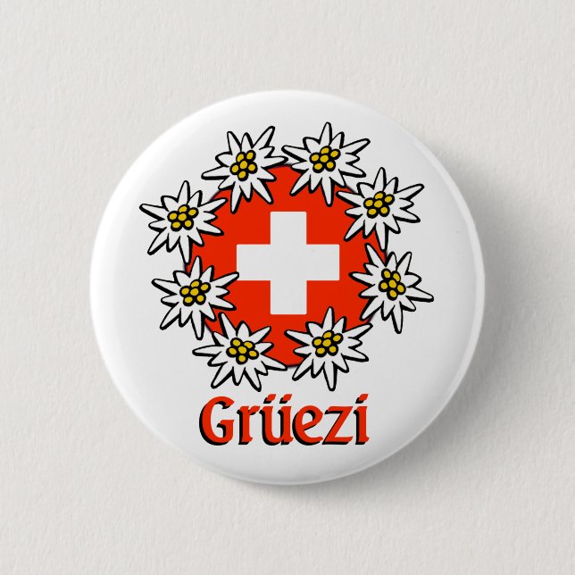 Gruezi Button (Vorderseite)
