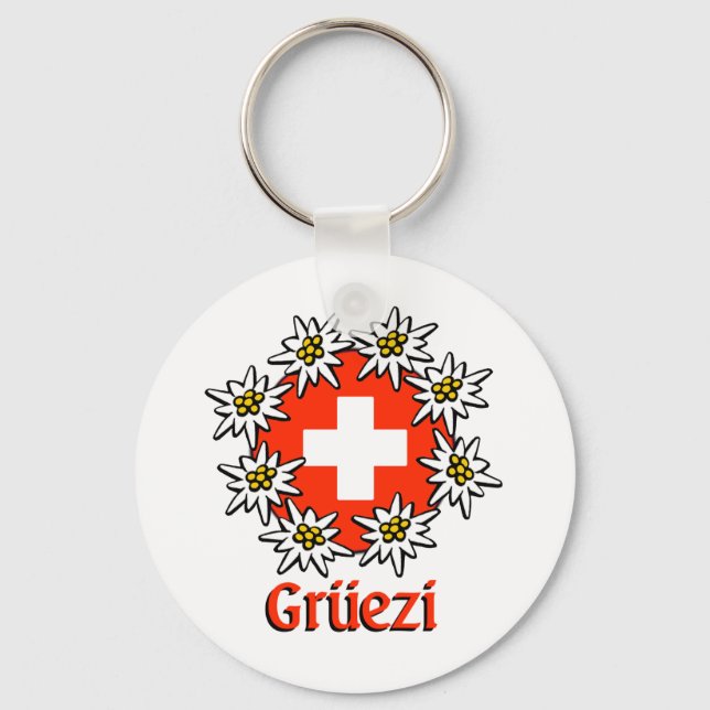 Gruezi Schlüsselanhänger (Vorderseite)