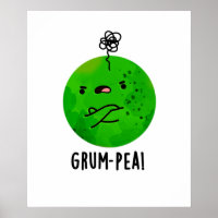 Grum-pea Funny Grumpy Pea Veggie Pun
