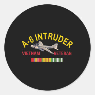 Grumman A-6 Intruder Vietnam Veteran Intruder Airc Runder Aufkleber