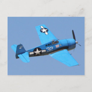 Grumman F6F Hellcat Postkarte