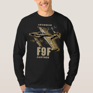 Grumman F9F Panther Carrier-Based Jet Fighter T-Shirt