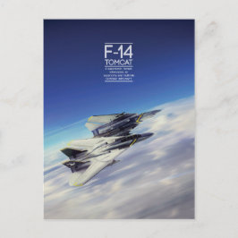 Grumman F-14 Tomcat Postkarte