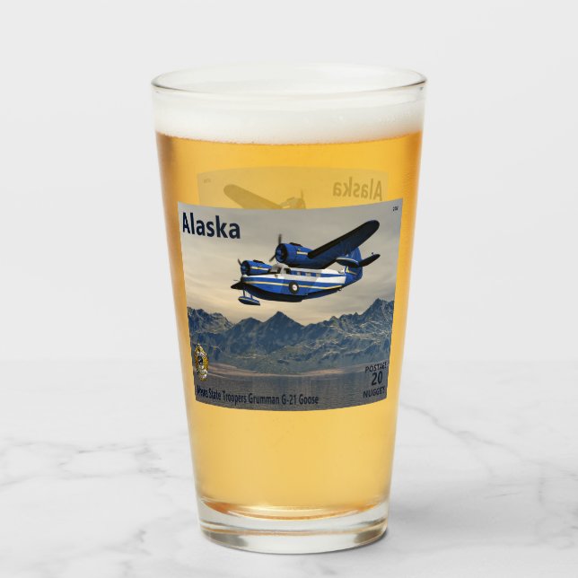 Grumman G-21 Goose Alaska Postage Glas (Vorne (Gefüllt))