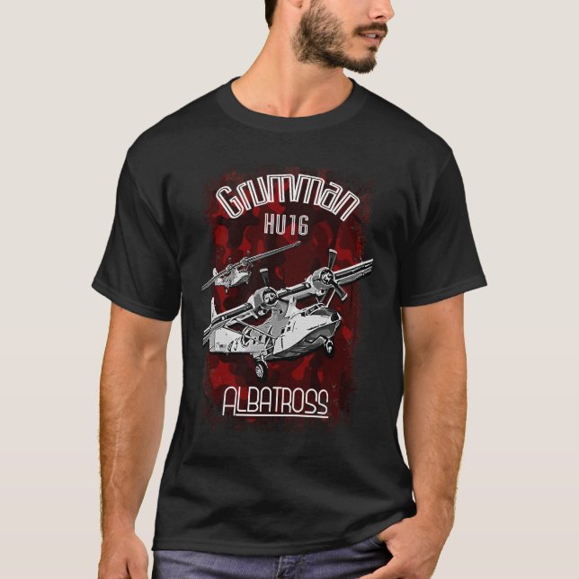 Grumman HU-16 Albatross Aircraft T-Shirt (Vorderseite)