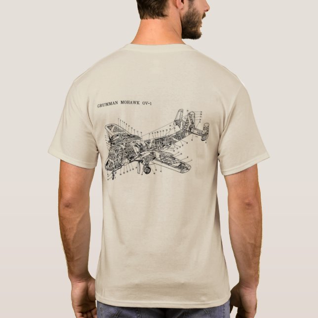 Grumman OV-1 Mohawk T-Shirt (Rückseite)