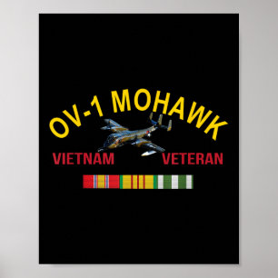Grumman Ov-1 Mohawk Vietnam Veteran Ov-1 Flugzeug Poster