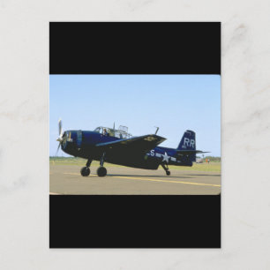 Grumman TBM Avenger, Links Flugzeuge Front_WWII Postkarte