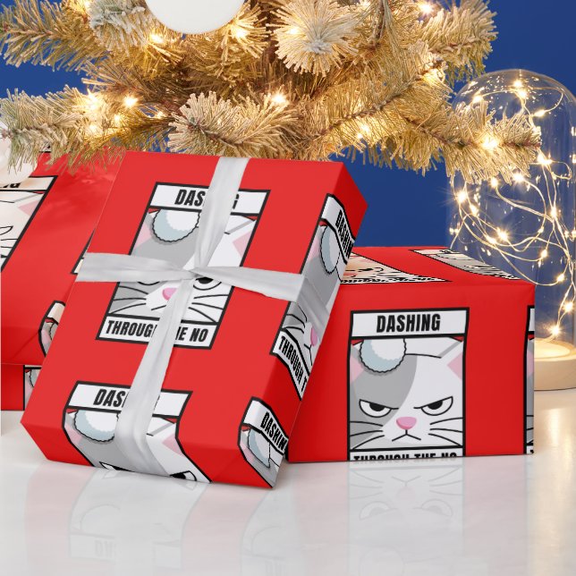 GRUMP CAT CHRISTMAS WRAPPPAPIER GESCHENKPAPIER (Feiertage)