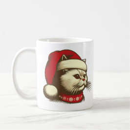Grump Christmas Cat Kaffeetasse
